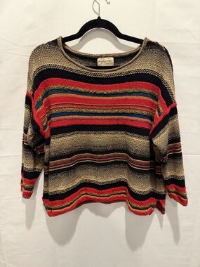Denim & Supply Ralph Lauren multicolor Striped Scoop Crew sweater.Y2K.